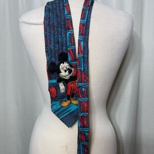 Vintage 90s‎ Mickey Mouse  Disney Library Books Necktie Disney Teacher Classic